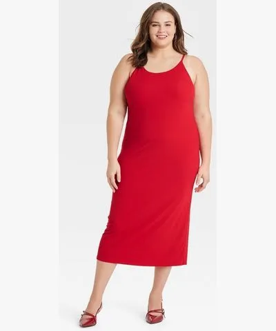 A New Day Women's Knit Midi Bodycon Dress