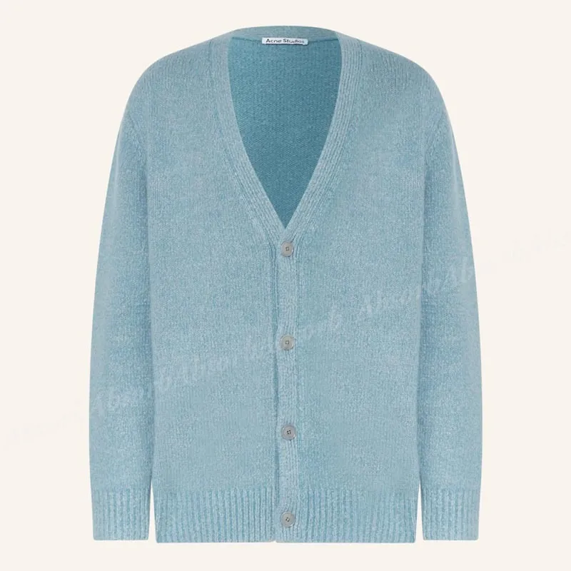 Acne Studios  |Wool Plain Cotton Designers Cardigans