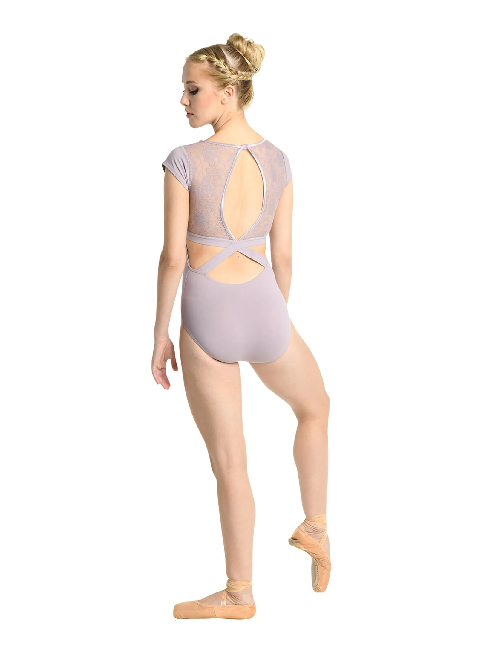 Adult Yasmin Micro-Cap Sleeve Leotard