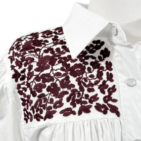 Aggie White + Maroon Cowgirl Blouse