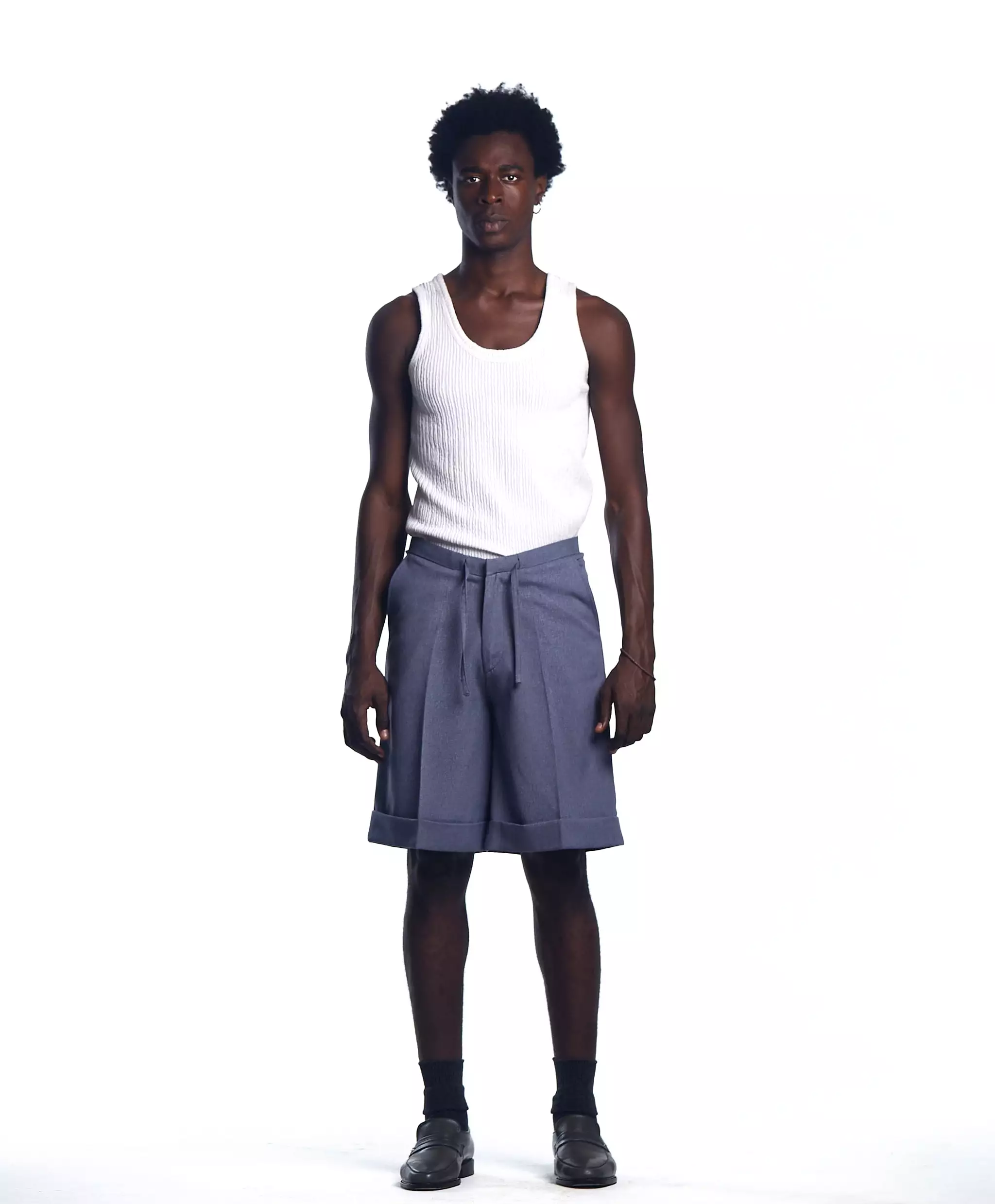 AJABENG Amponsah Cotton Blend Bermuda Shorts