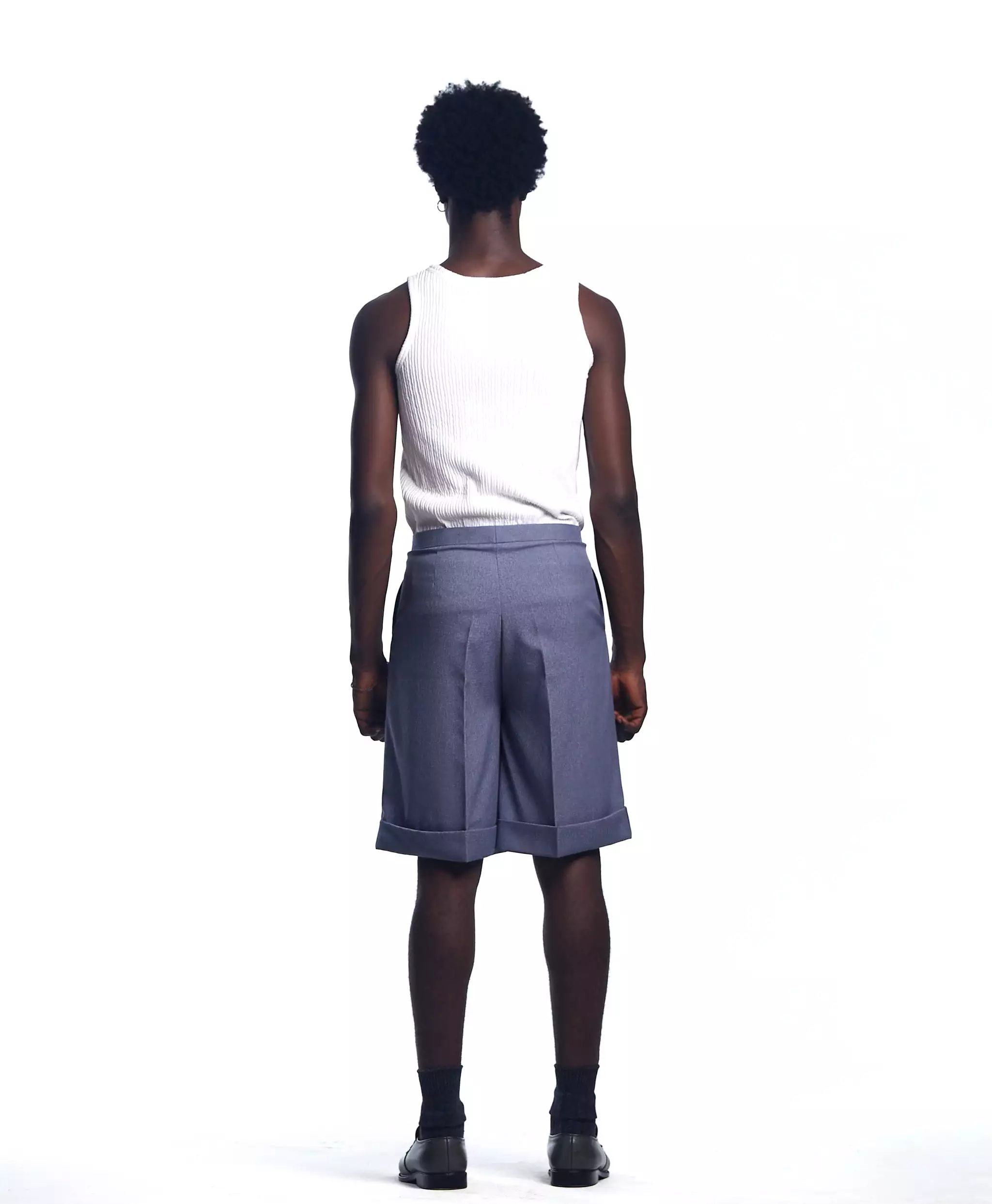 AJABENG Amponsah Cotton Blend Bermuda Shorts