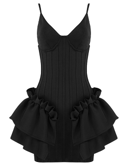 Alexandra Black Mini Dress