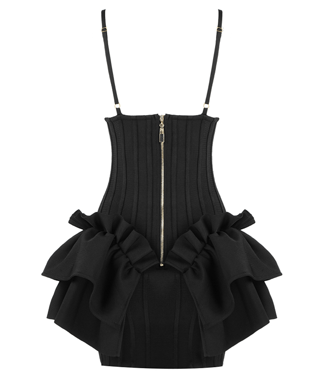 Alexandra Black Mini Dress