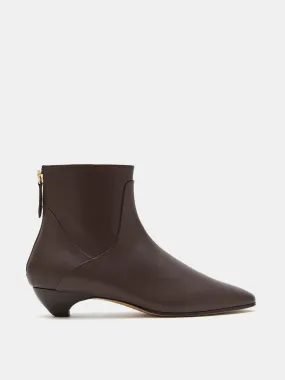 Allegra Ankle Boot / Chocolate Leather