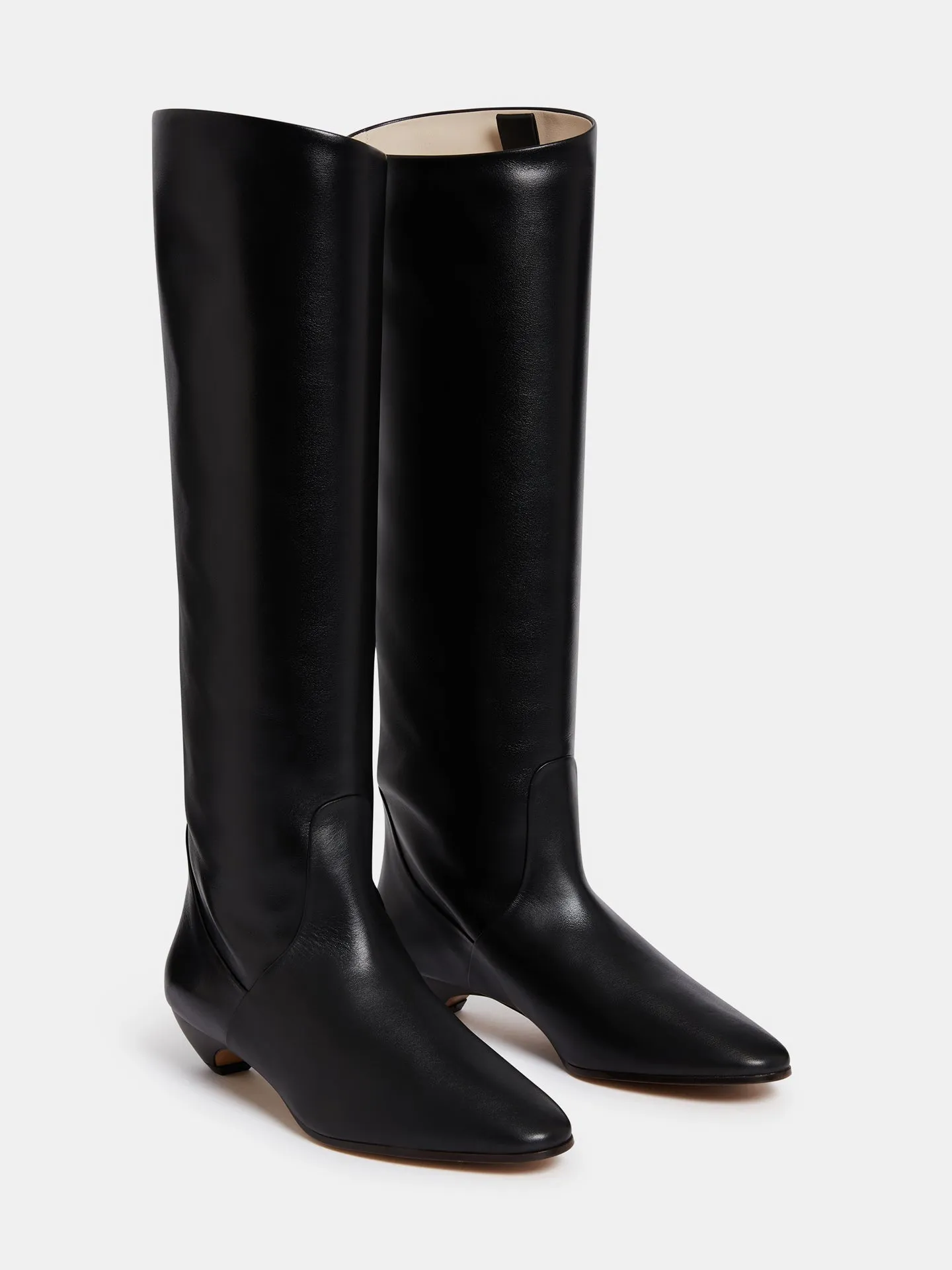 Allegra Riding Boot / Black Leather