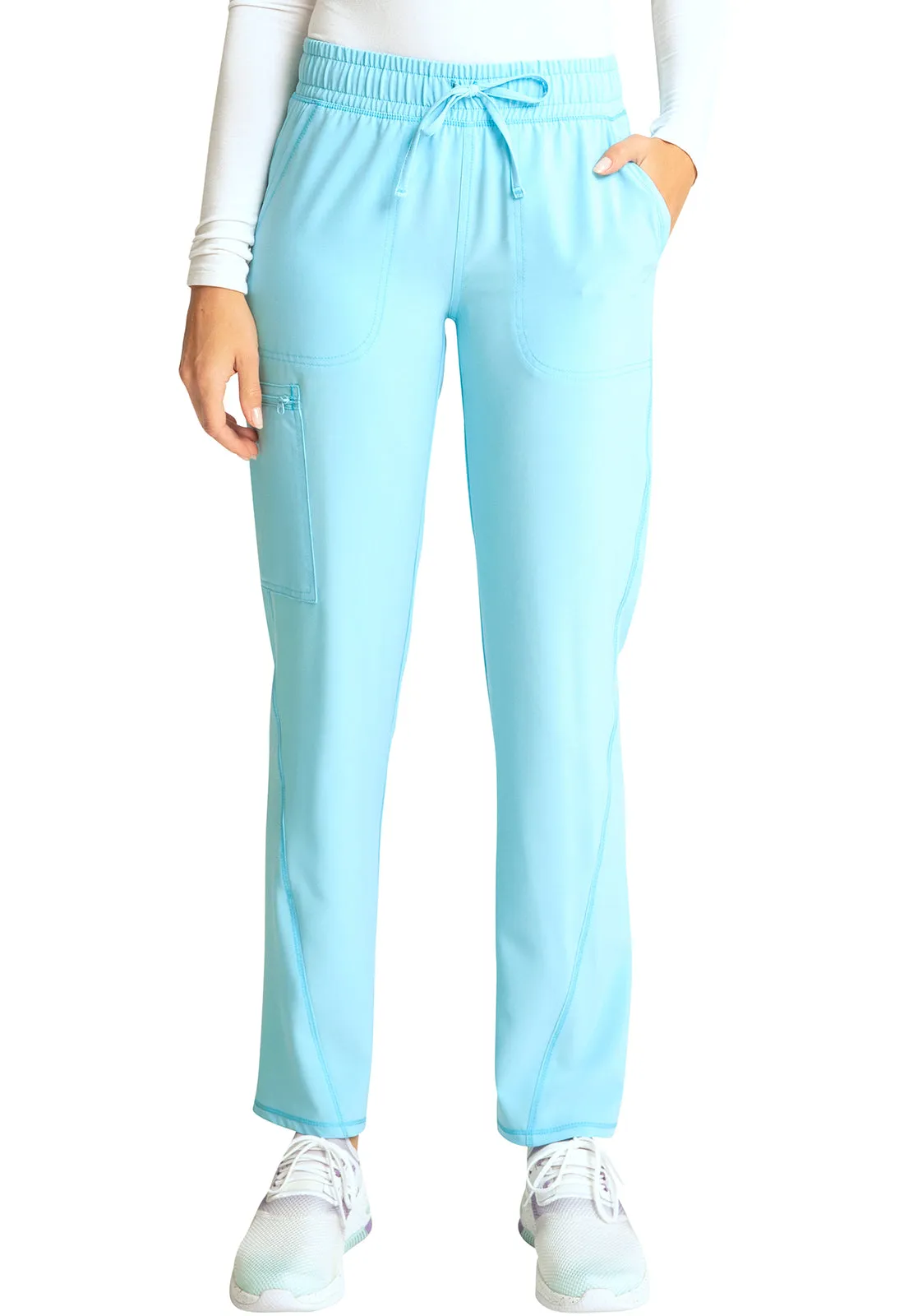 Allura Mid Rise Tapered Leg Drawstring Pants