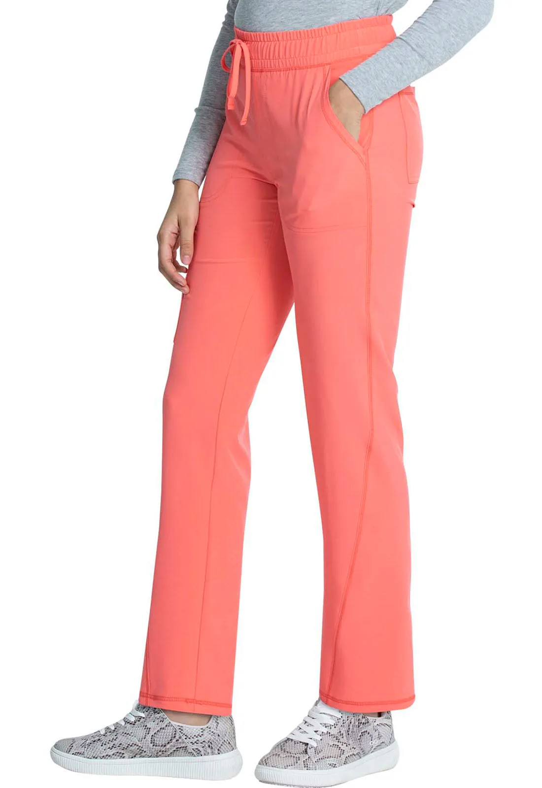 Allura Mid Rise Tapered Leg Drawstring Pants