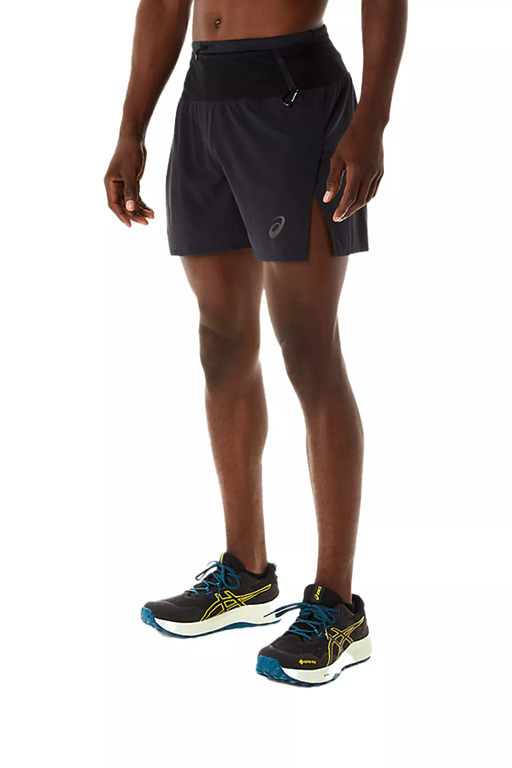 ASICS Men's Fujitrail Shorts in Black