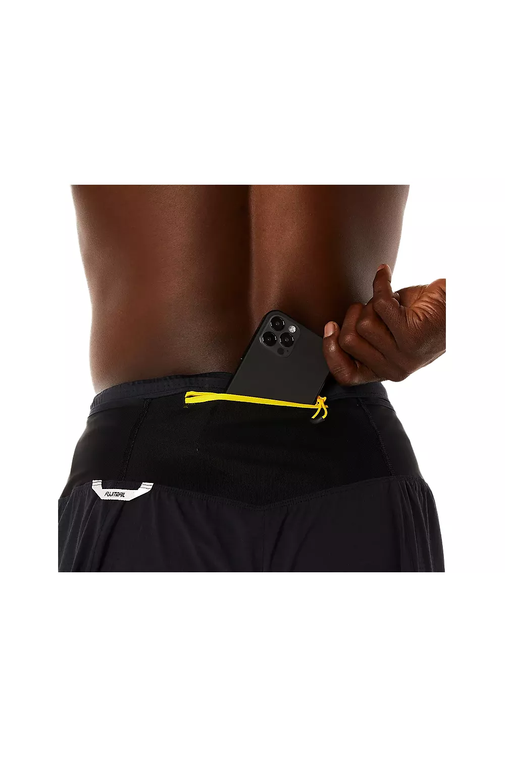 ASICS Men's Fujitrail Shorts in Black