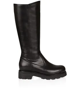 AXEL SHEARLING-LINED LEATHER BOOT