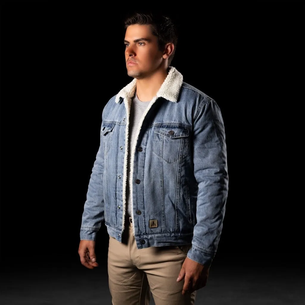 BAD DENIM SHERPA JACKET