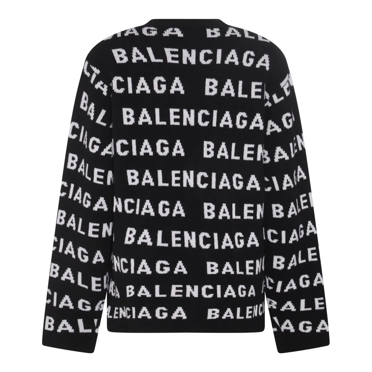 BALENCIAGA  |Casual Style Wool Long Sleeves Elegant Style Logo Cardigans