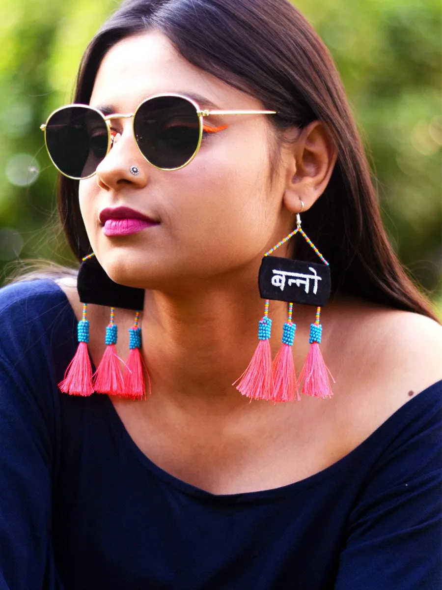 Banno Embroidered Earrings