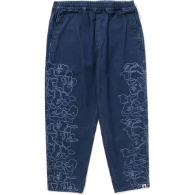 BAPE 30TH ANNIV. DENIM PANTS RELAXED FIT MENS