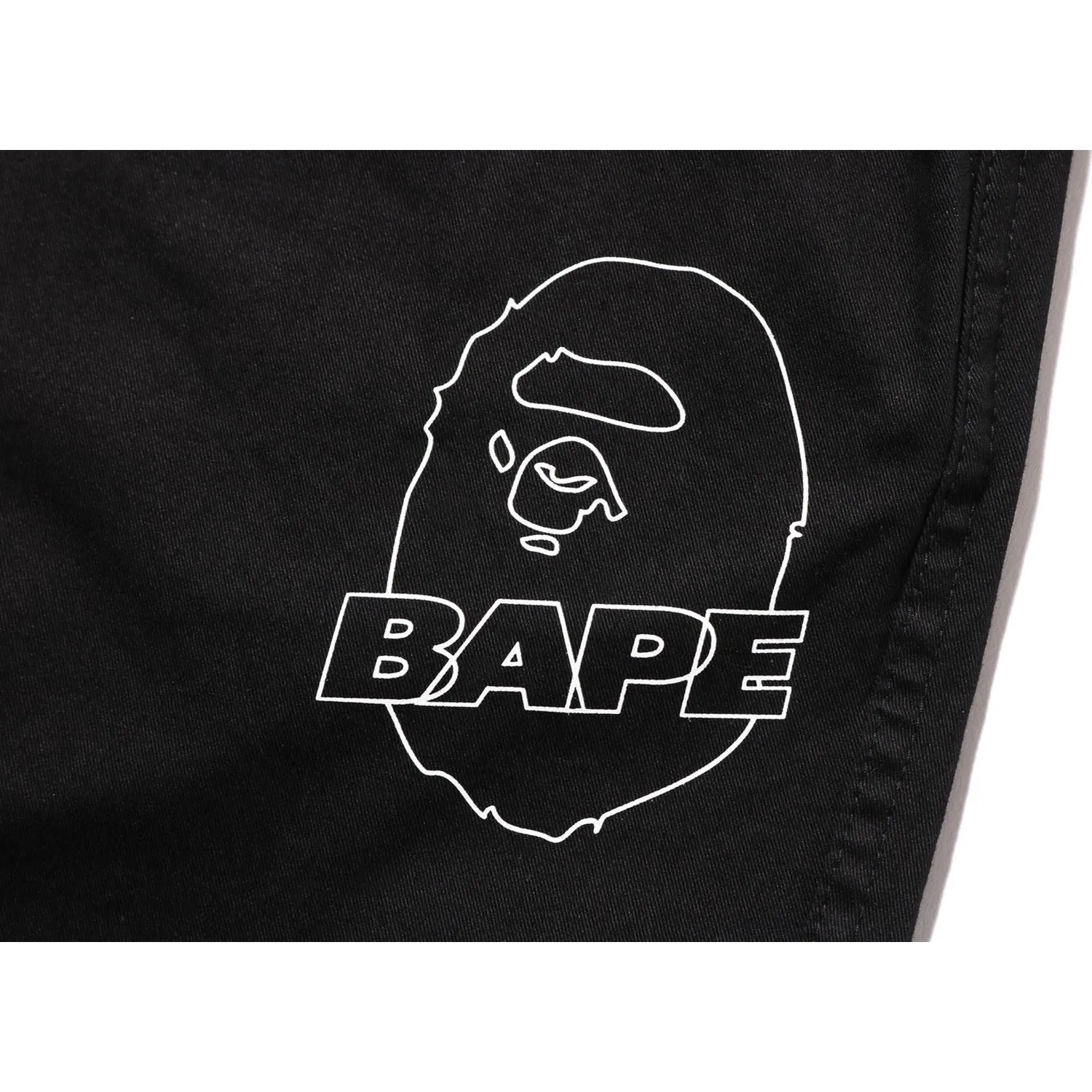 BAPE APE HEAD CURVED PANTS KIDS JR