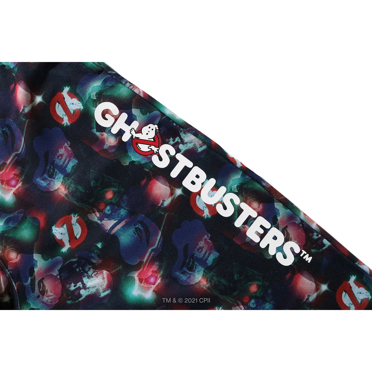 BAPE X GHOSTBUSTERS CAMO SLIM SWEAT PANTS MENS