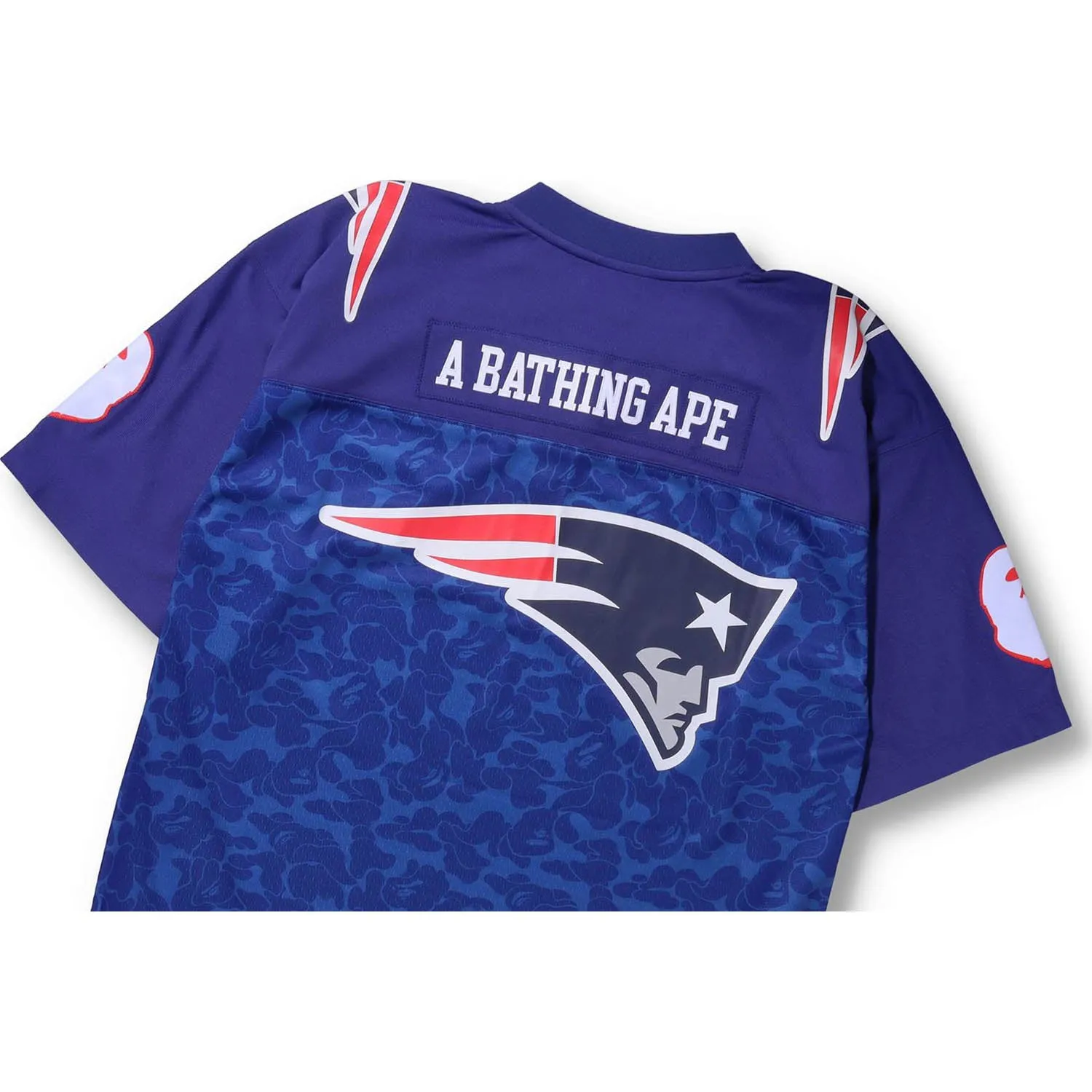 BAPE X MITCHELL & NESS NFL NEW ENGLAND PATRIOTS LEGACY JERSEY MENS