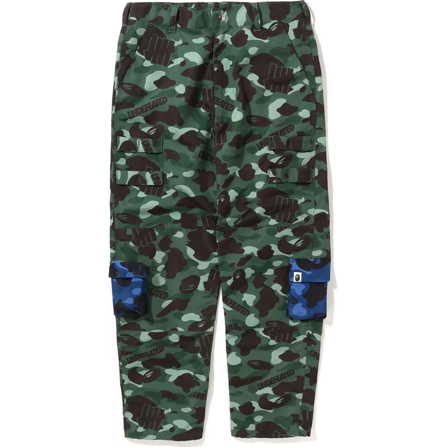 BAPE X UNDEFEATED MULTI POUCH POCKET PANTS MENS