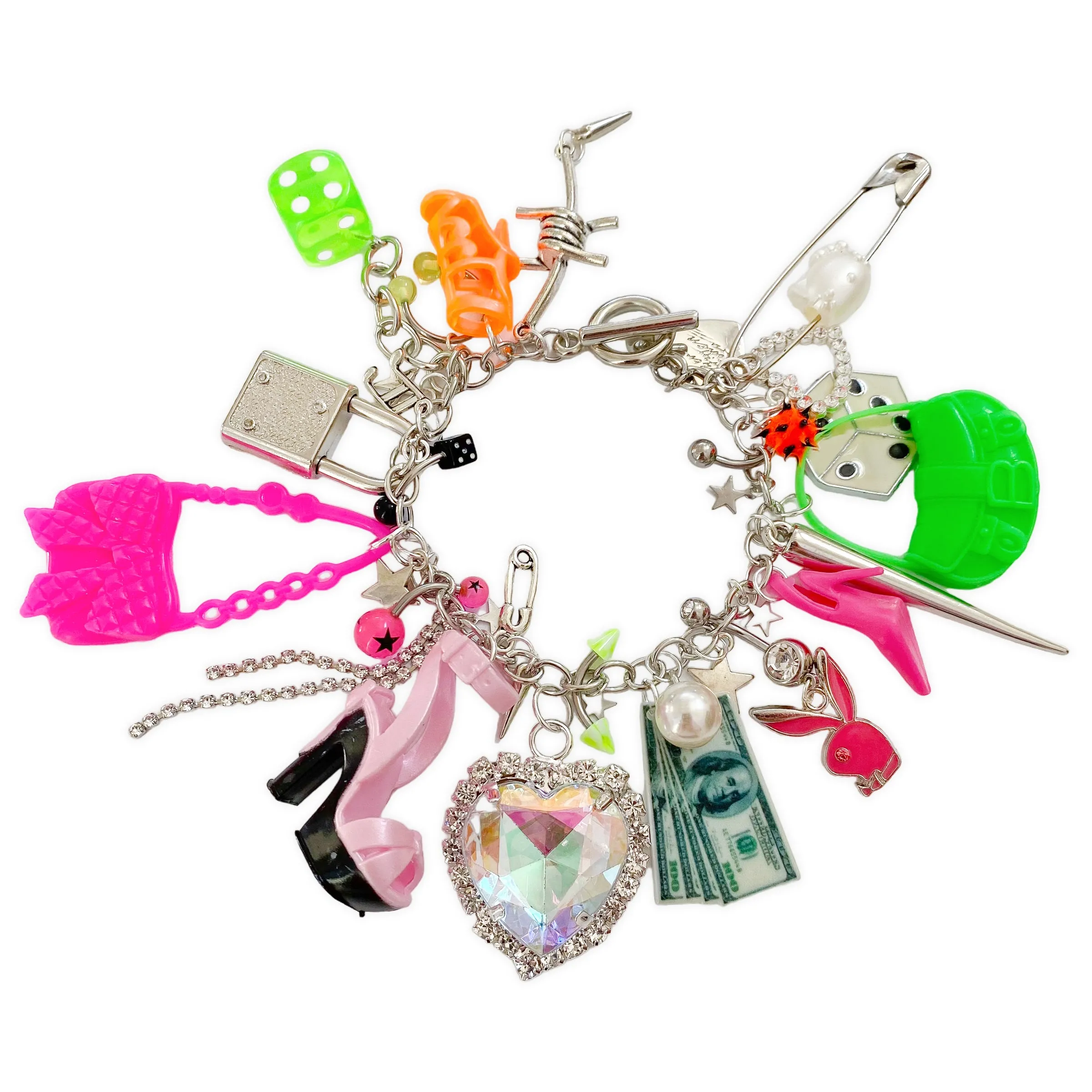 Barbie Bitch Charm Bracelet