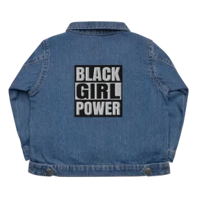 Black Girl Power Baby Organic Denim Jacket