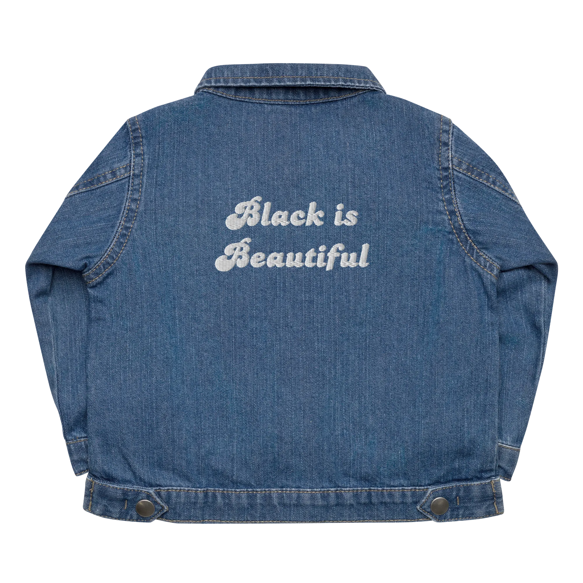 Black is Beautiful Baby Organic Denim Jacket