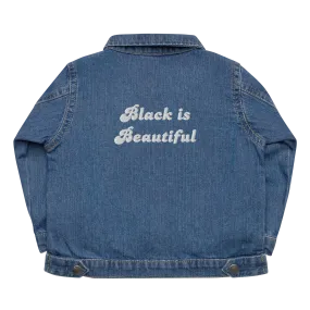 Black is Beautiful Baby Organic Denim Jacket