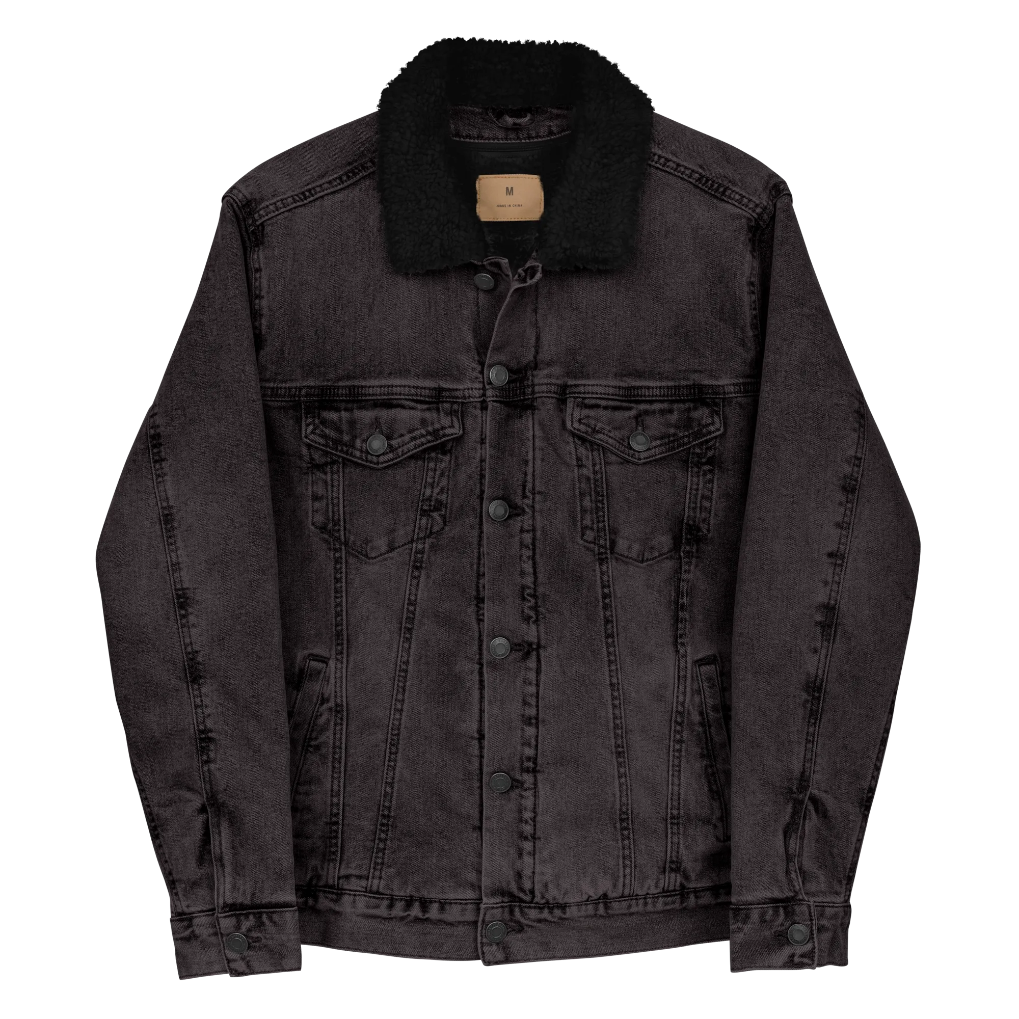 Black Is Beautiful Sherpa Denim Jacket