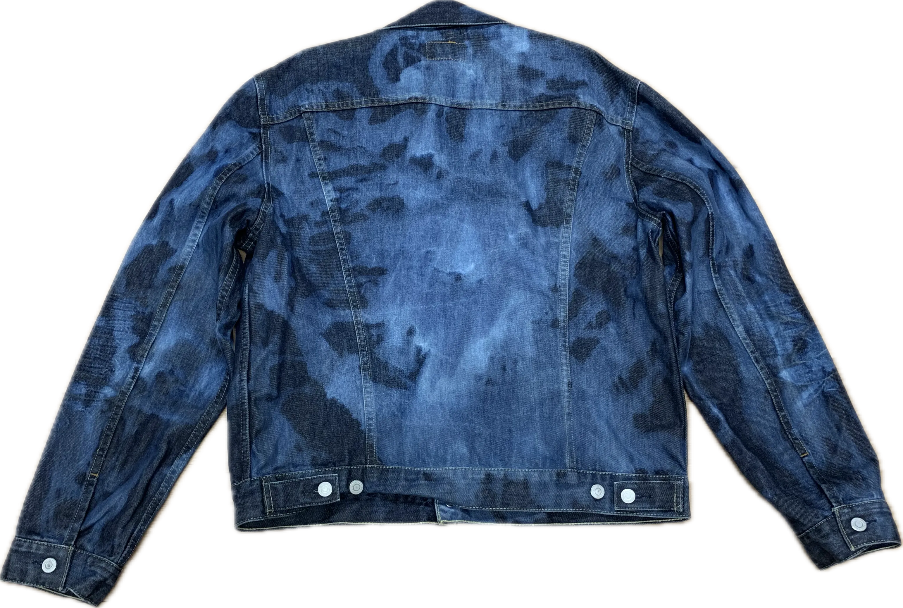 Bleached denim jacket Levi's XL