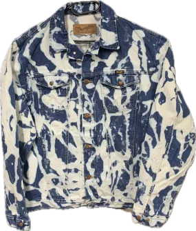 Bleached denim jacket Wrangler XL