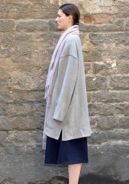 BLESS NO.59 SCHEICH WOOL COAT LIGHT GREY