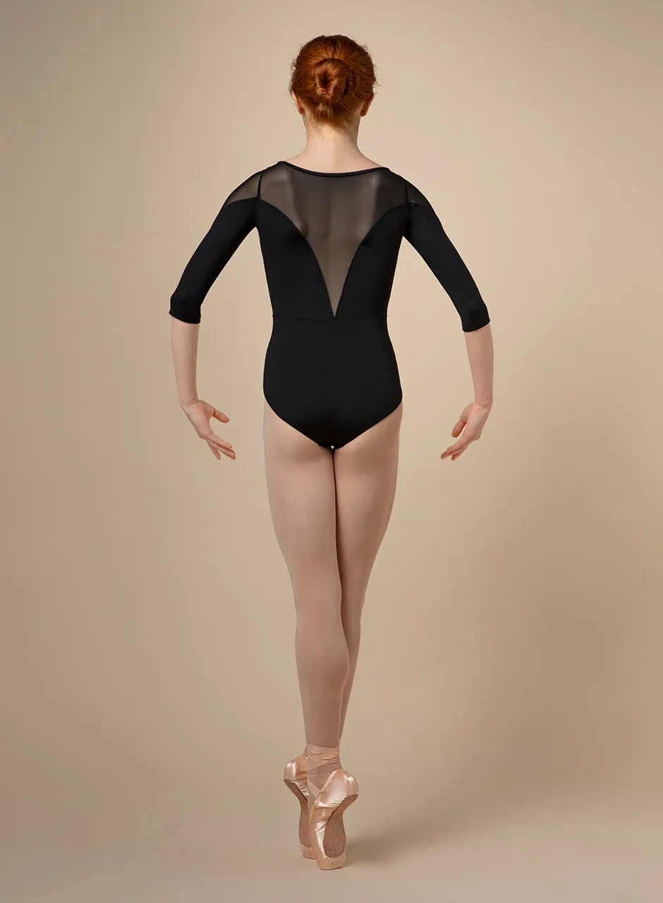 Bloch Adult Mesh Panel Long Sleeve Leotard - M1019LM