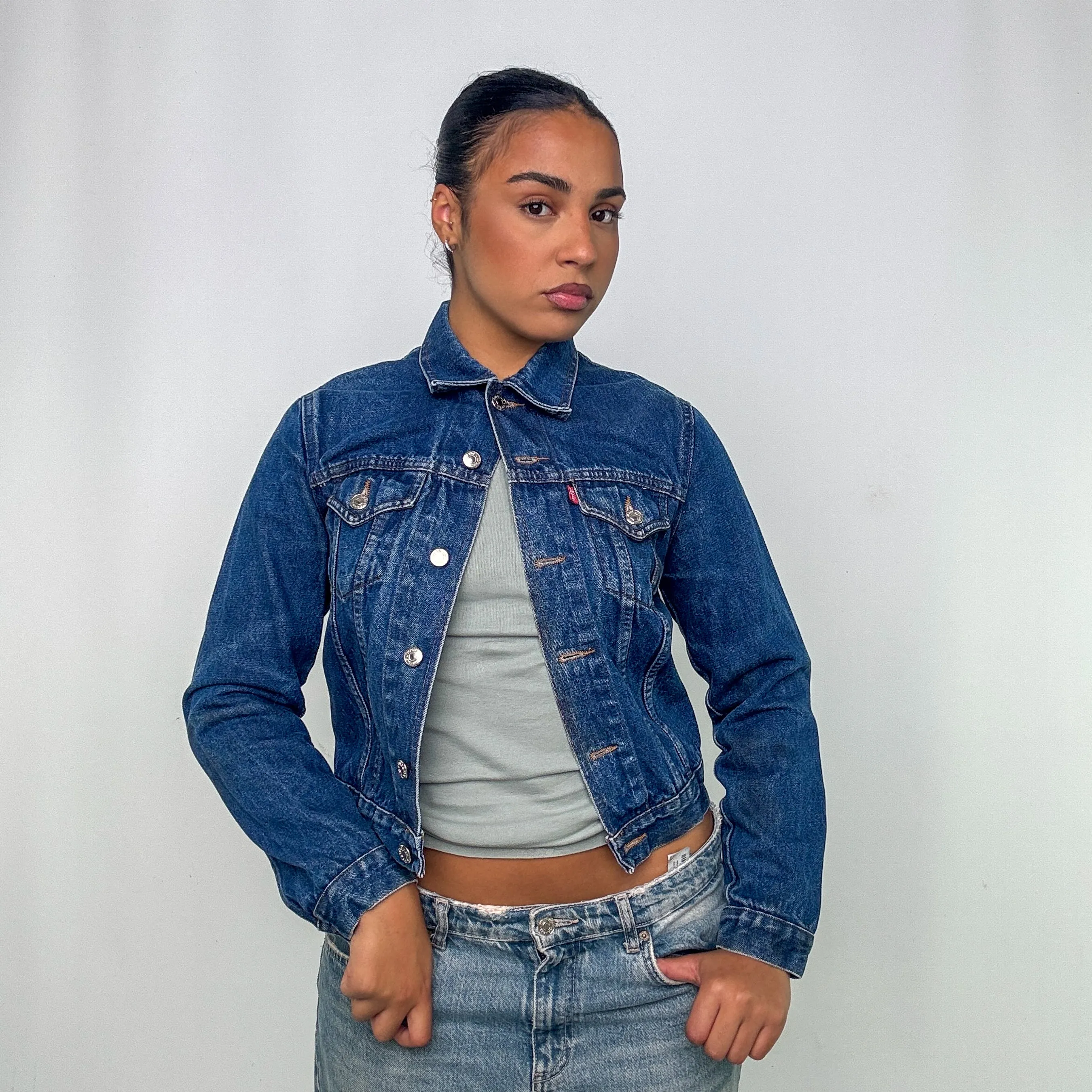 Blue 90s Levi's Denim Jacket (S)