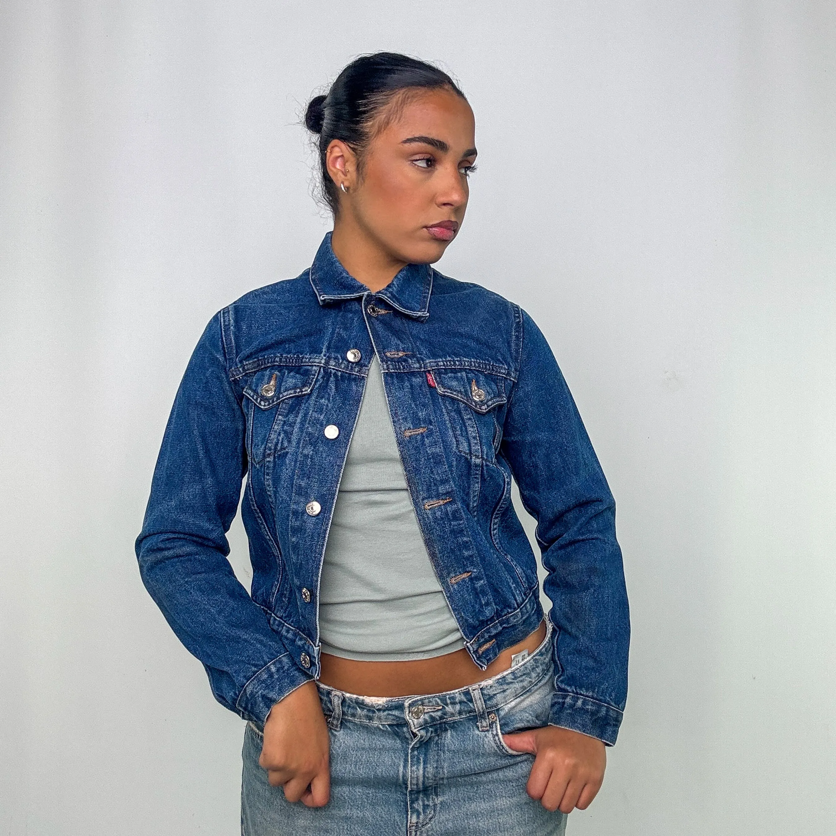 Blue 90s Levi's Denim Jacket (S)