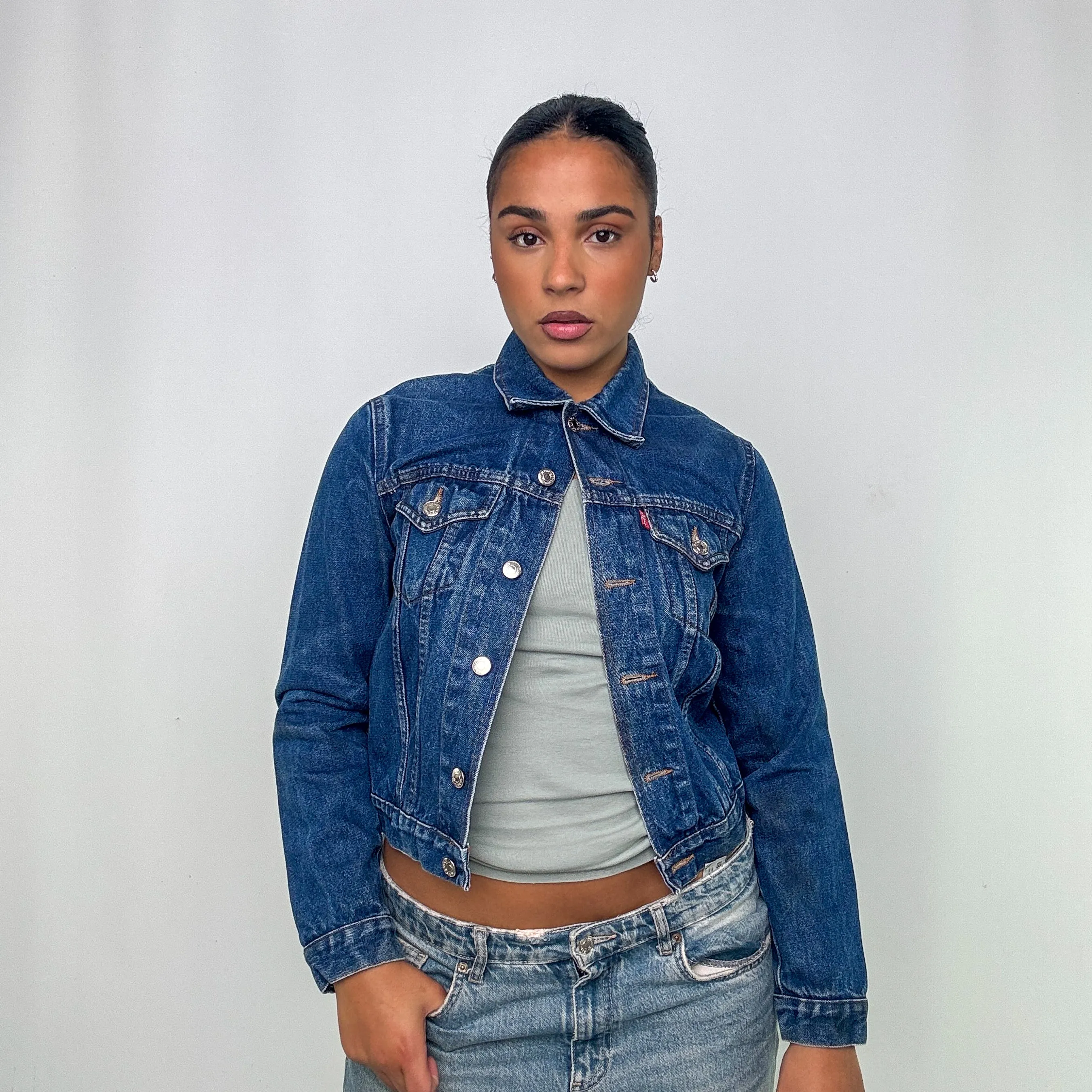 Blue 90s Levi's Denim Jacket (S)