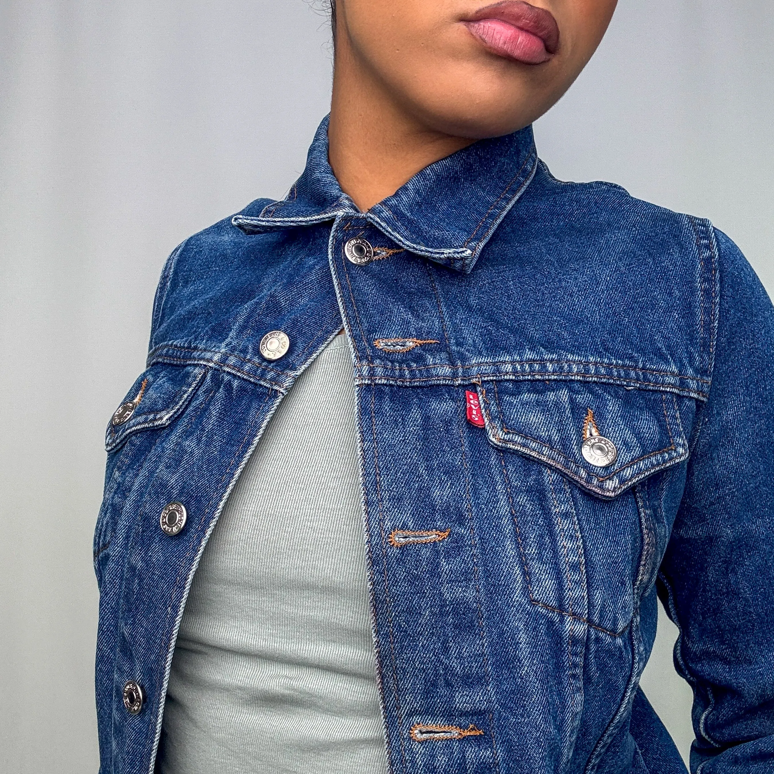 Blue 90s Levi's Denim Jacket (S)