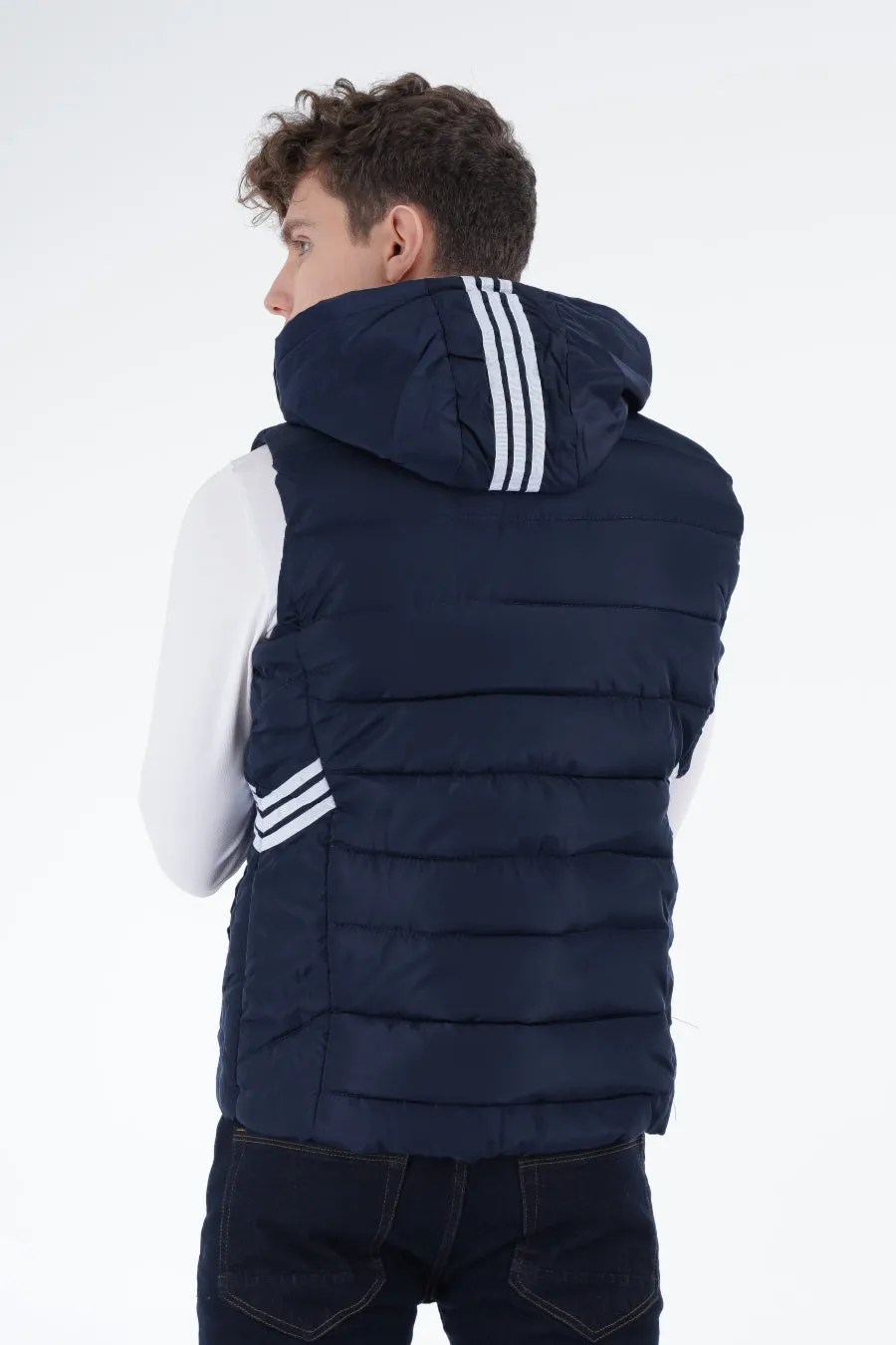 Blue Puffer Gilet