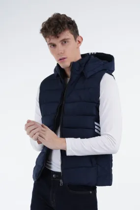 Blue Puffer Gilet