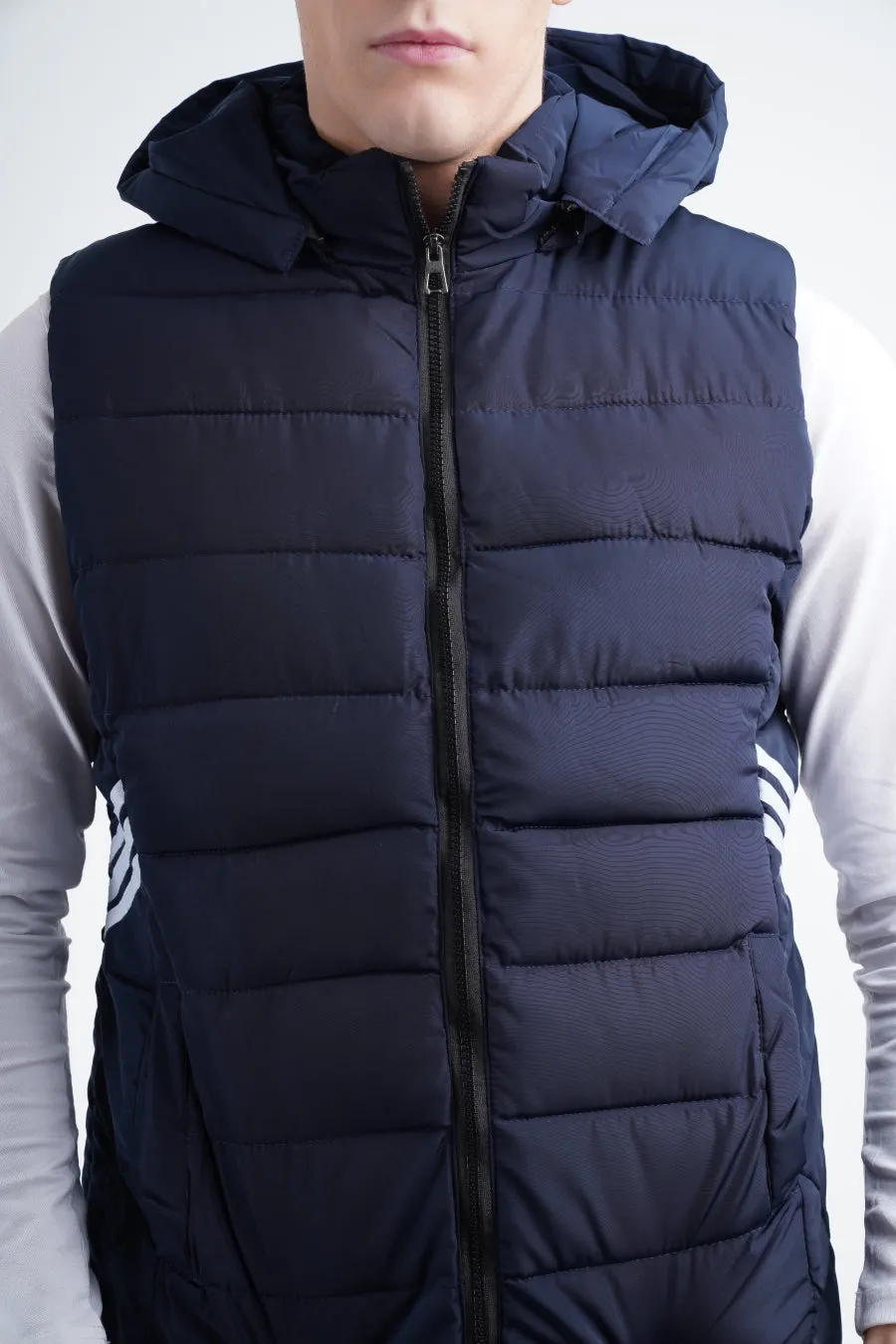 Blue Puffer Gilet