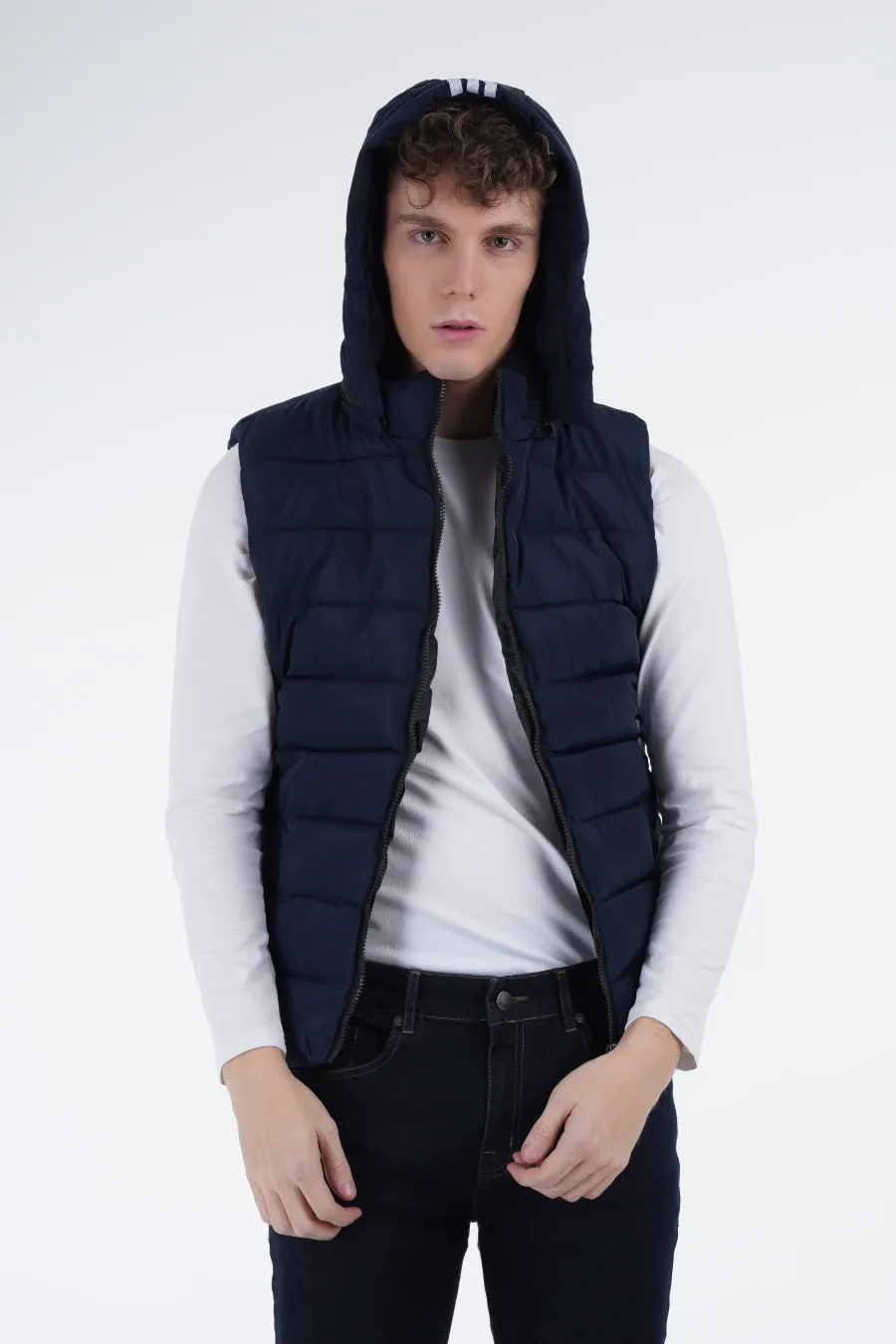 Blue Puffer Gilet