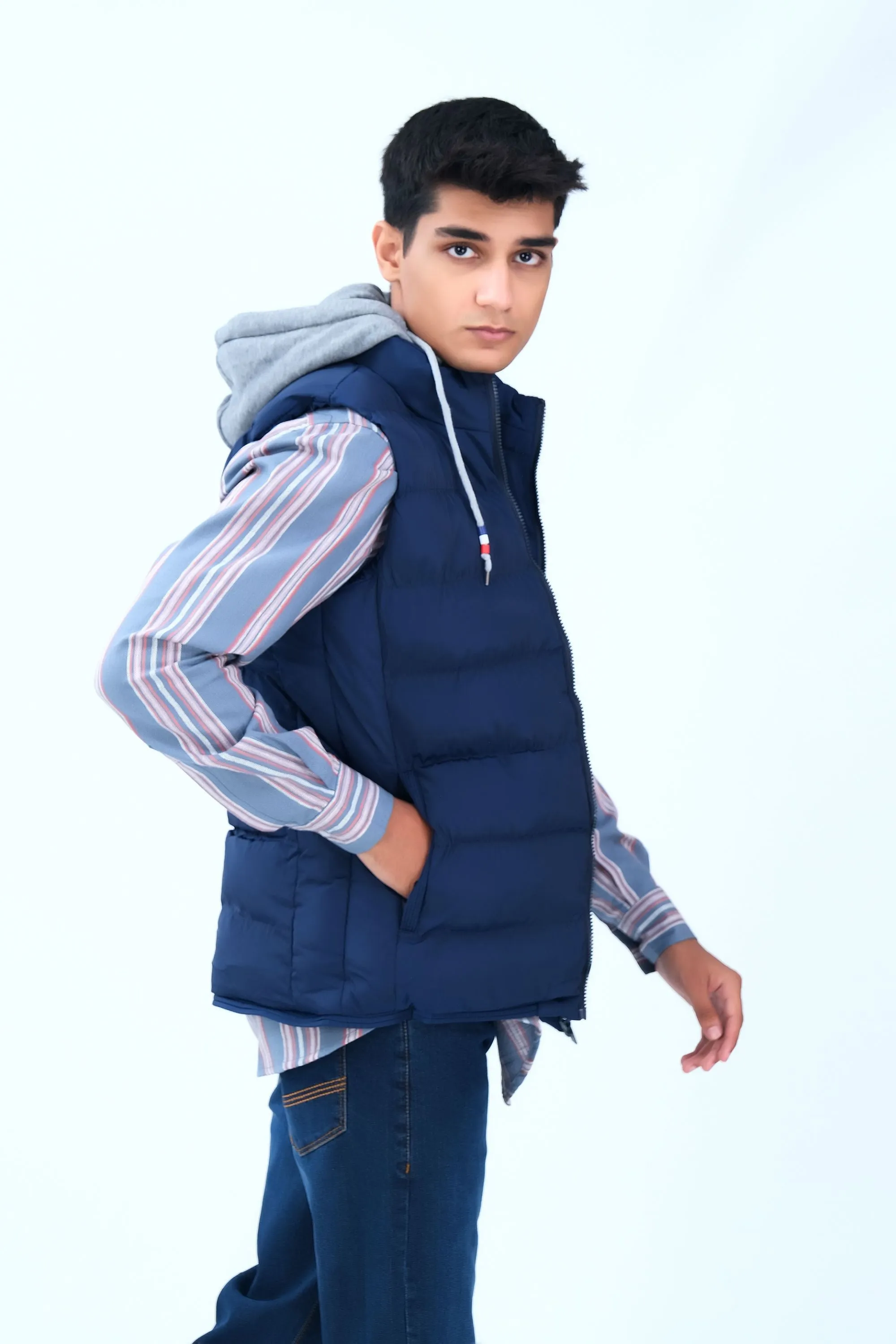 Blue Puffer Jacket