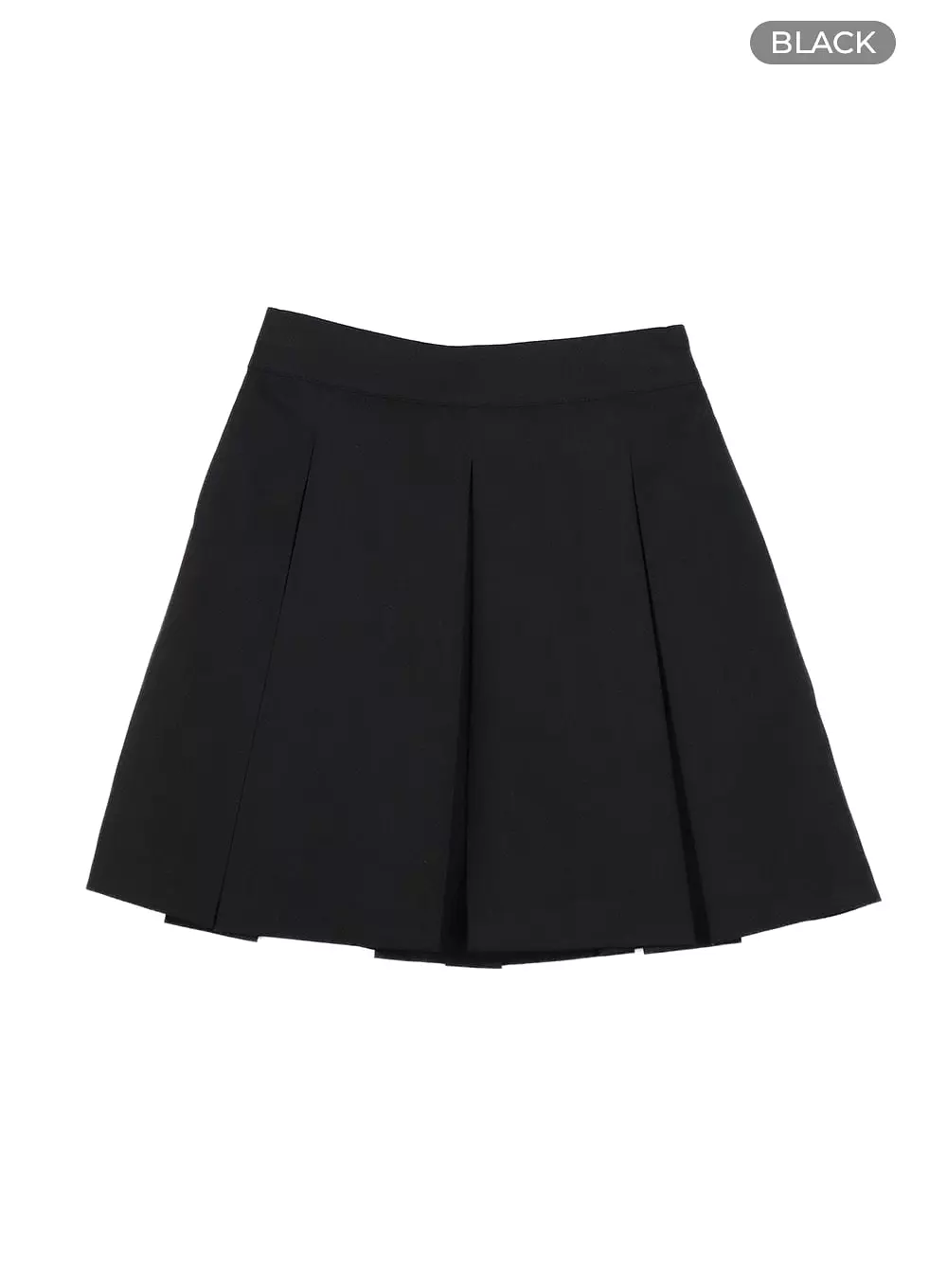 Box Pleated Mini Skirt CA403