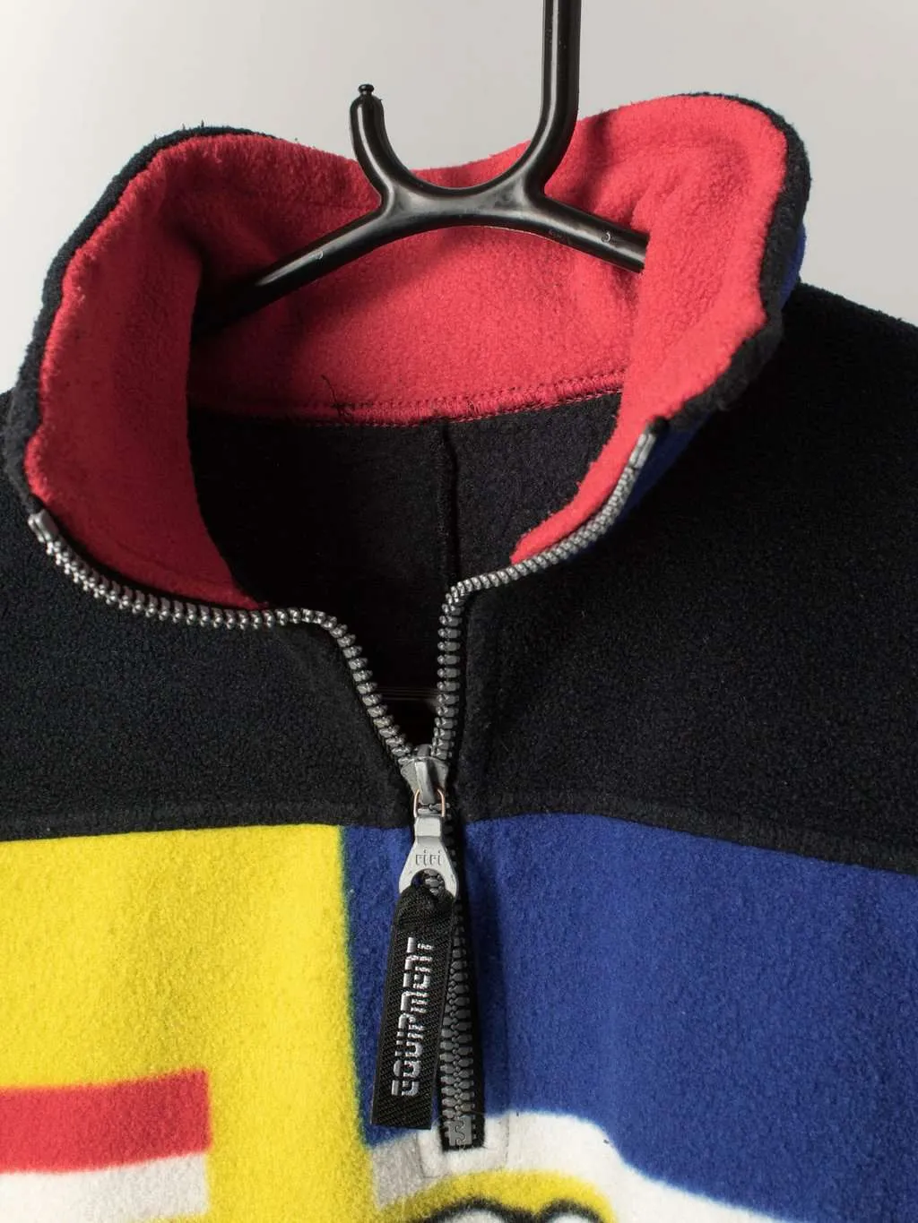 Boys vintage 1/4 zip colourful fleece in primary colours – Boys age 13-16