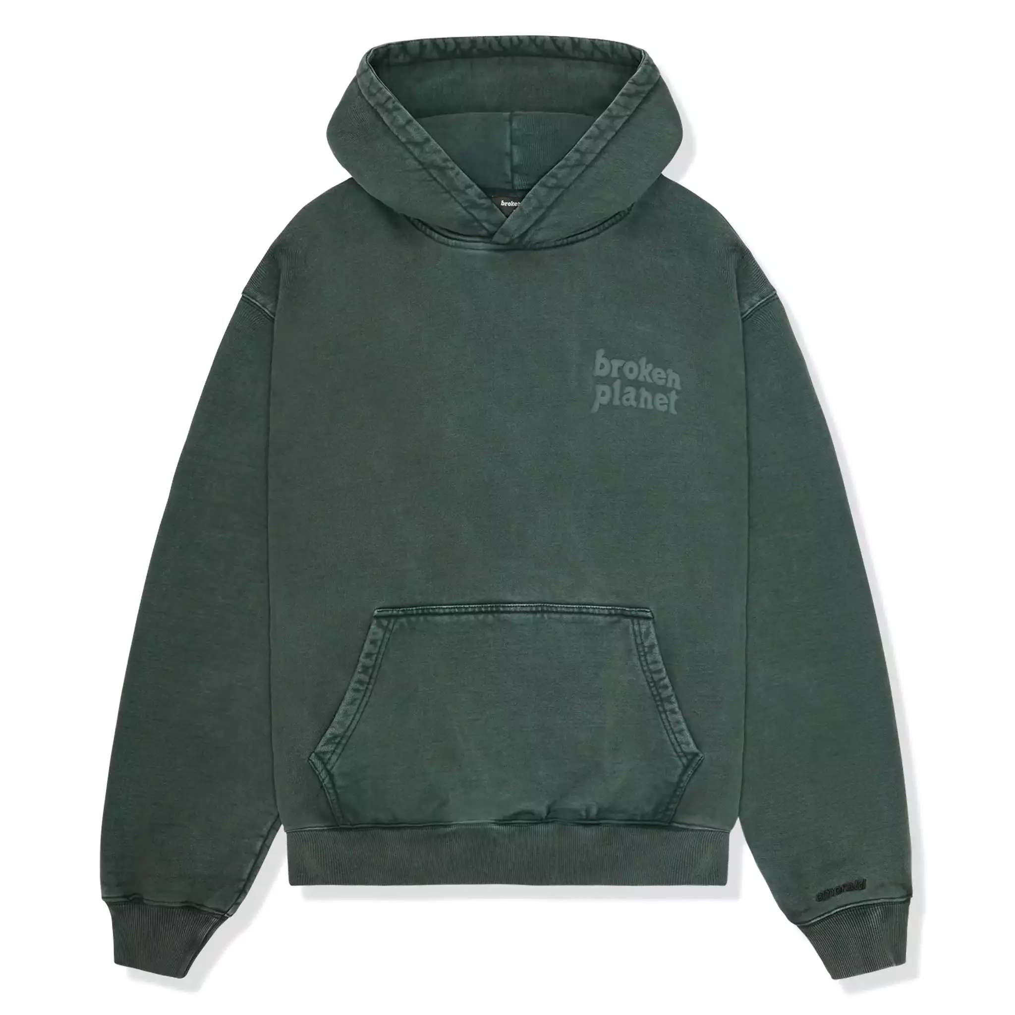 Broken Planet Basics Washed Emerald Hoodie