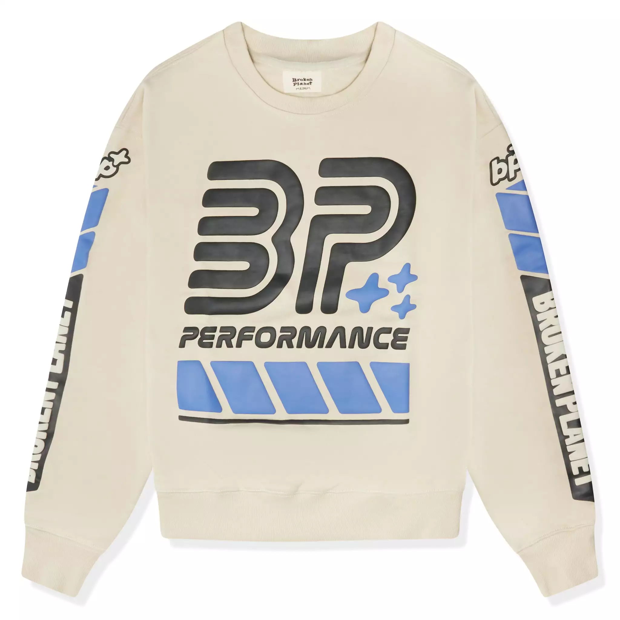 Broken Planet Performance Bone White Crewneck