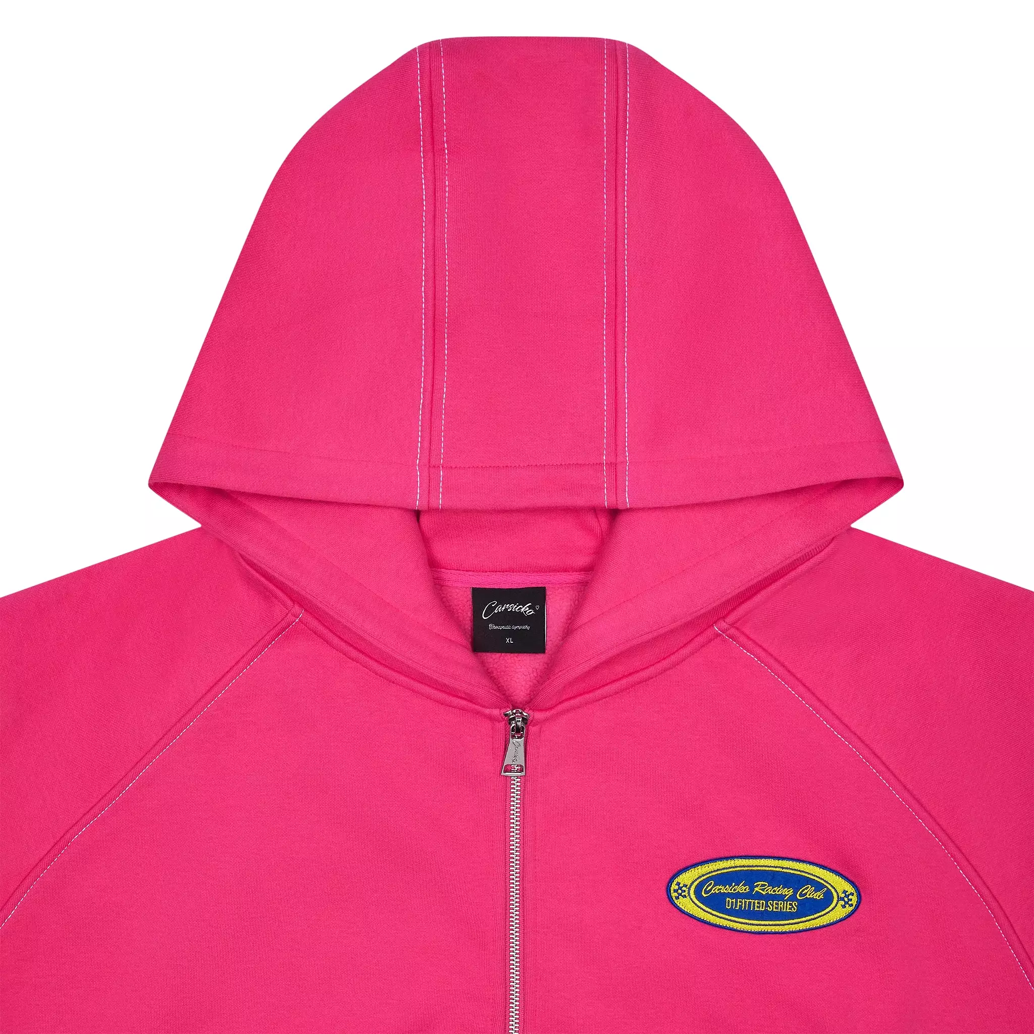 Carsicko Racing Club Pink Hoodie