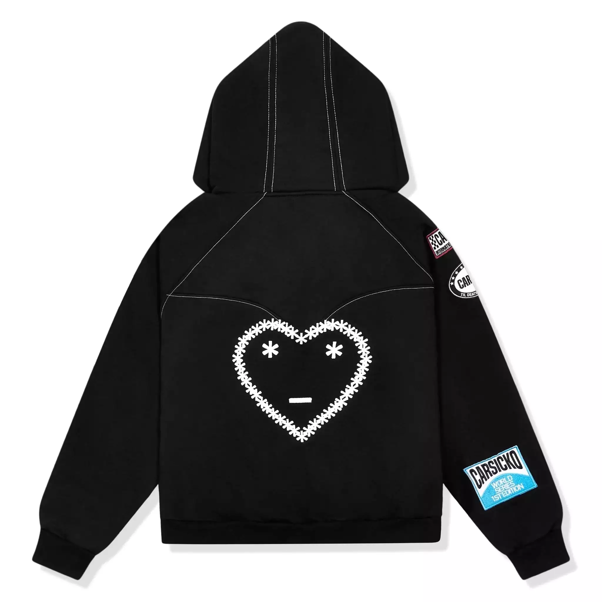 Carsicko Racing Club Zip-Up Black Hoodie