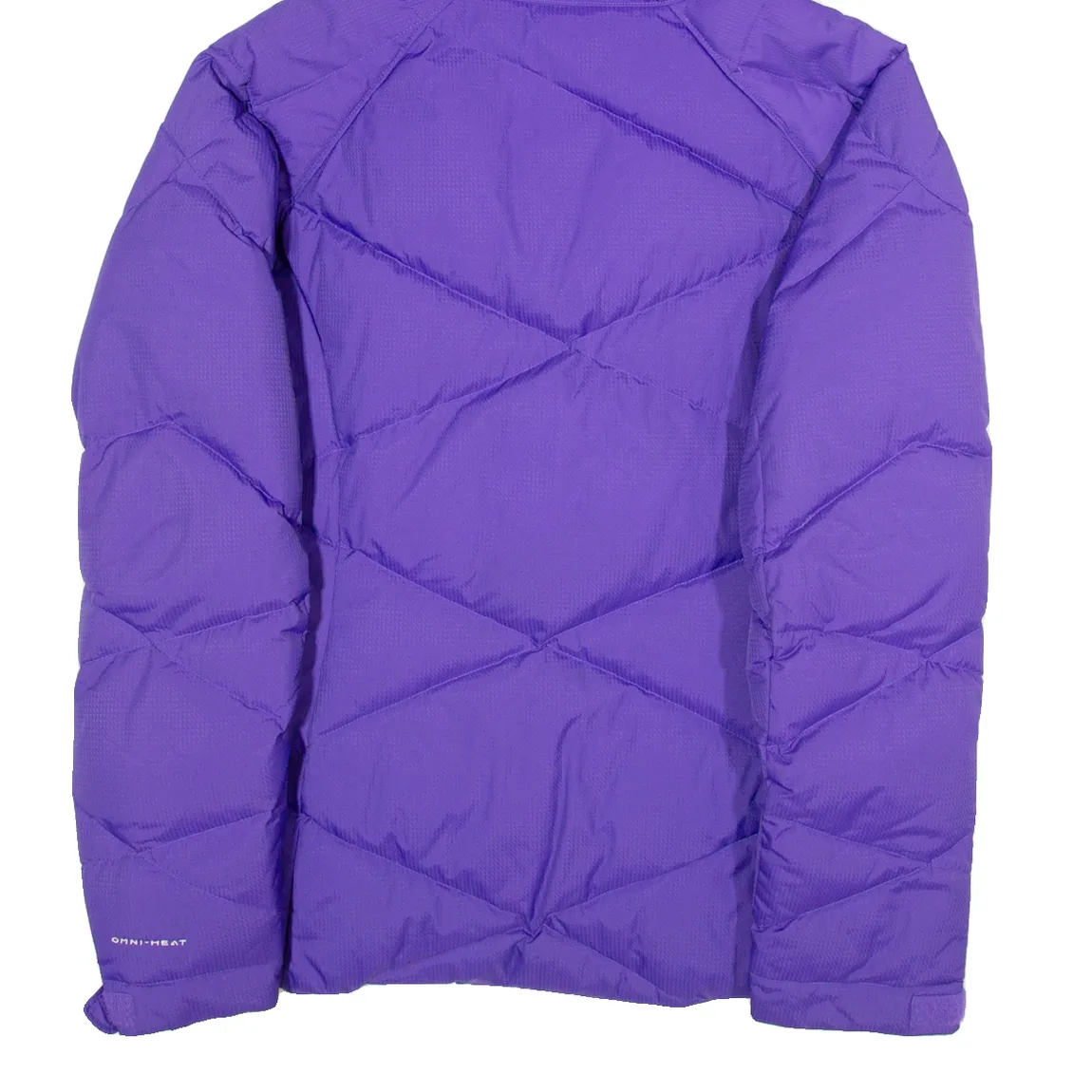 COLUMBIA Omni Heat Womens Puffer Jacket Purple Hooded L