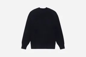 Cotton Crewneck Sweater ~ Black