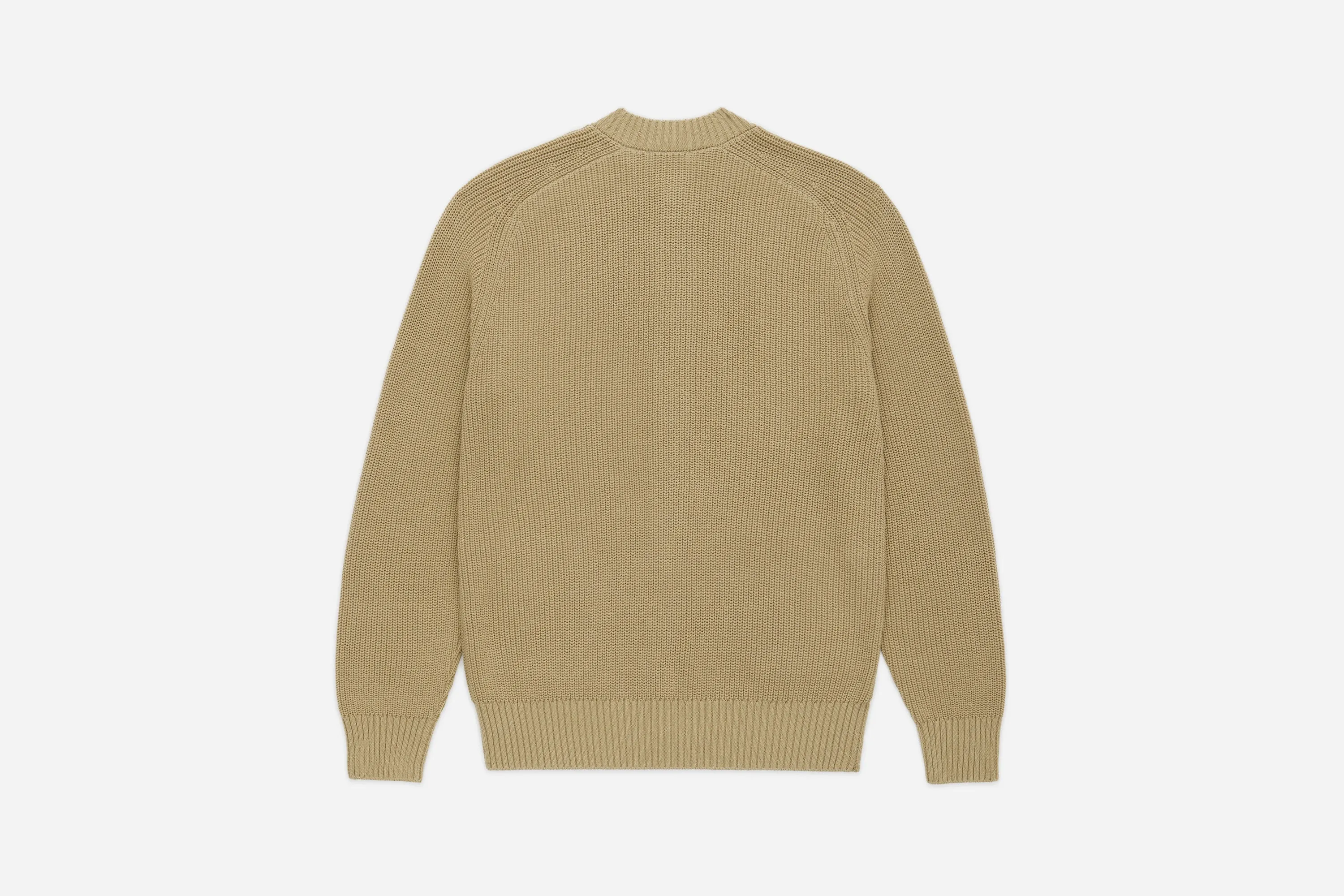 Cotton Crewneck Sweater ~ Sand